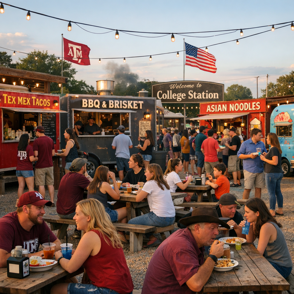 Exploring College Station’s Vibrant Food Truck Scene