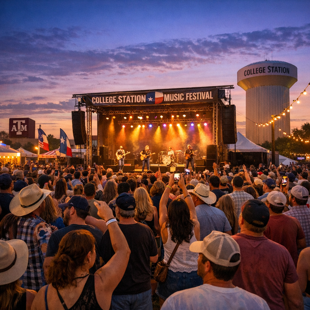 Exploring College Station’s Vibrant Music and Arts Scene